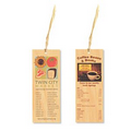 Wood Raffia Tie Bookmark